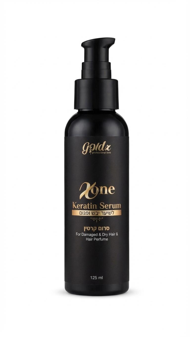 Xone Keratin Serum by Goldz for Damaged & Dry Hair, 125ml - Accessory by Rivky Wigs