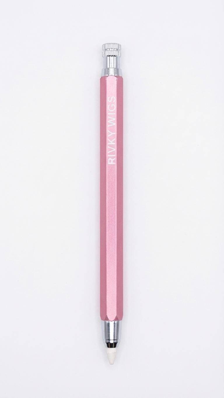 Rivky Wigs Retractable Lace Chalk Pen - Pink Metallic - Accessory by Rivky Wigs